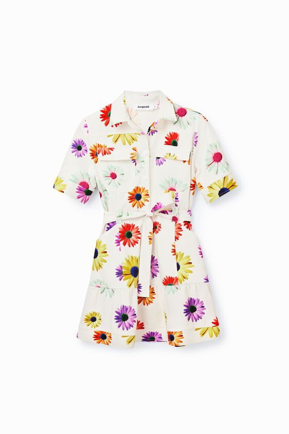 M. Christian Lacroix short floral shirt dress | Desigual USA,CA