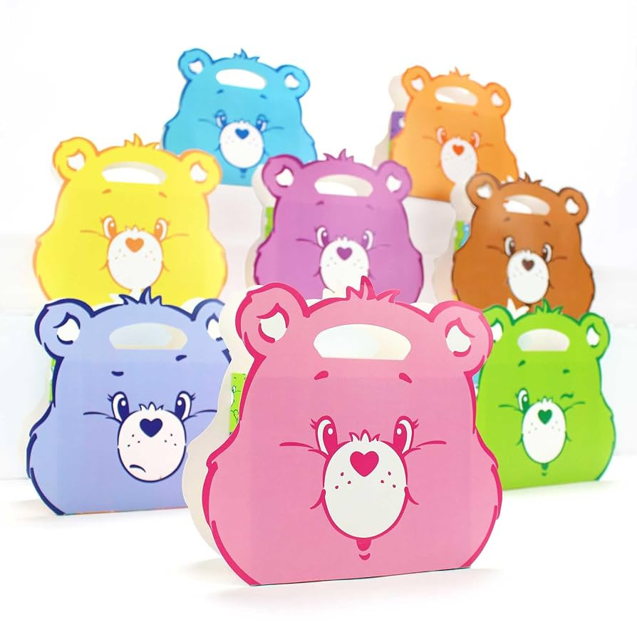 Care Bears Themed Party Favor Boxes (Set of 8)- Perfect for Birthdays, Baby Showers, Kids' Partie... | Amazon (US)