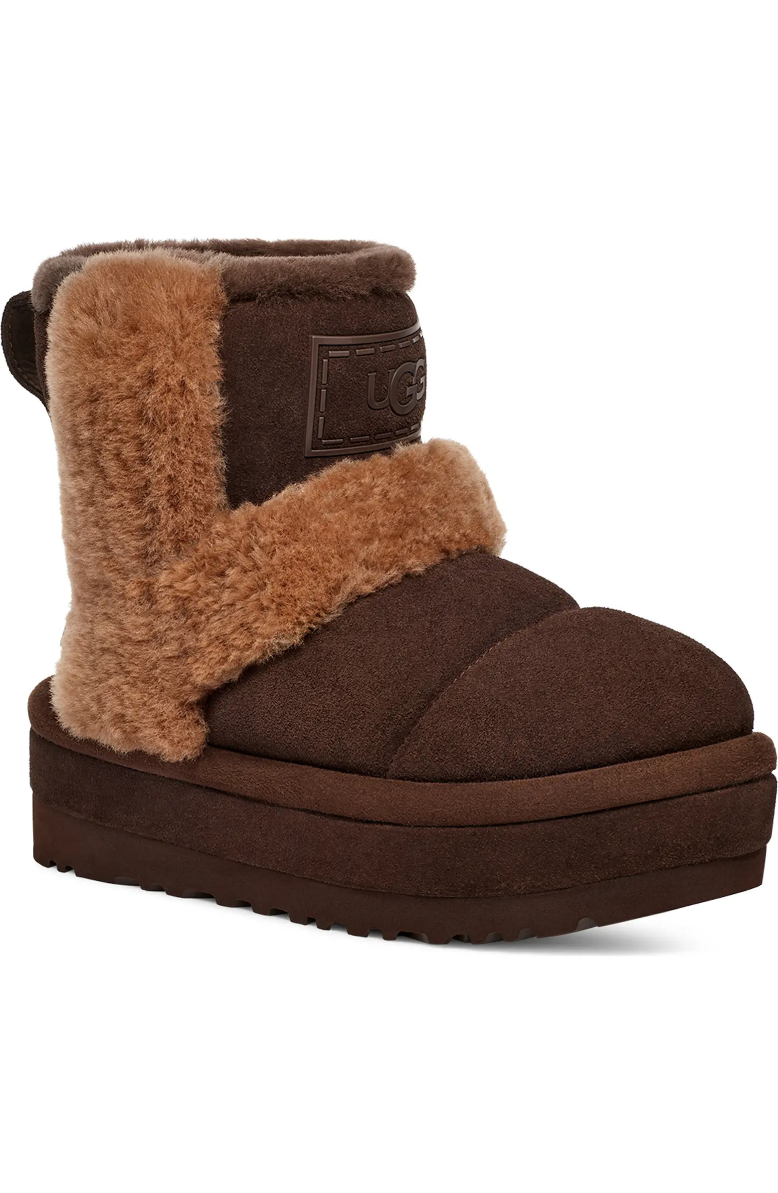 UGG® Classic Chillapeak Genuine Shearling Trimmed Boot (Women) | Nordstromrack | Nordstrom Rack