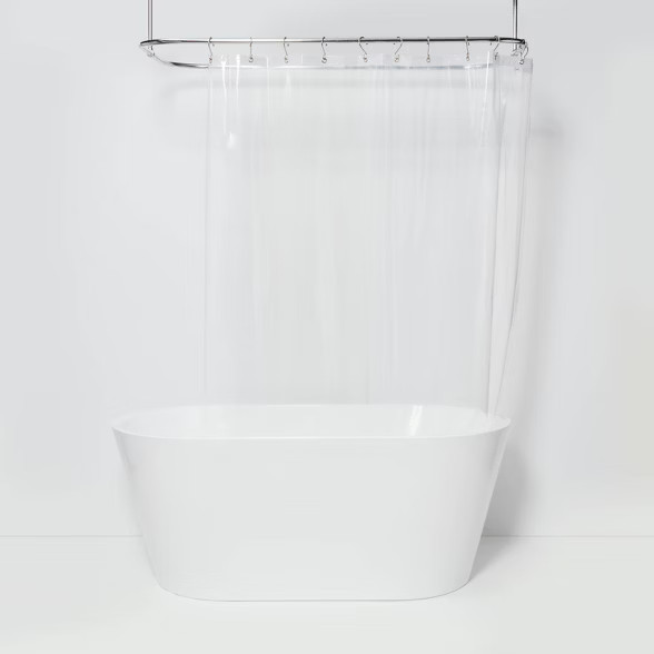 PEVA Medium Weight Shower Liner Clear - Made By Design™ | Target