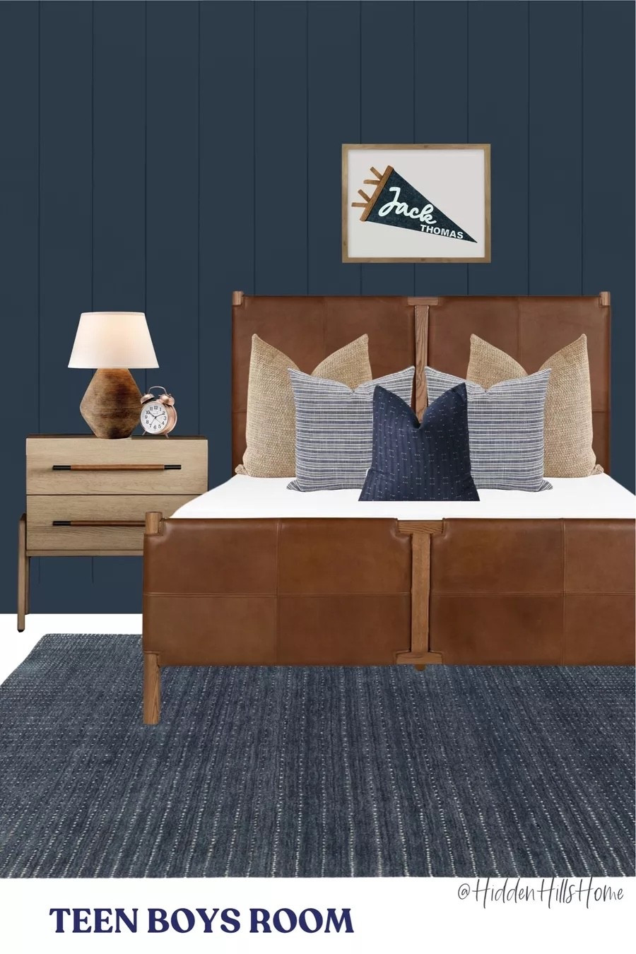 Moody boys bedroom design, modern classic teen boys room mood board,  boys room, teen boys bed #boysroom

#LTKKids #LTKHome #LTKSaleAlert
