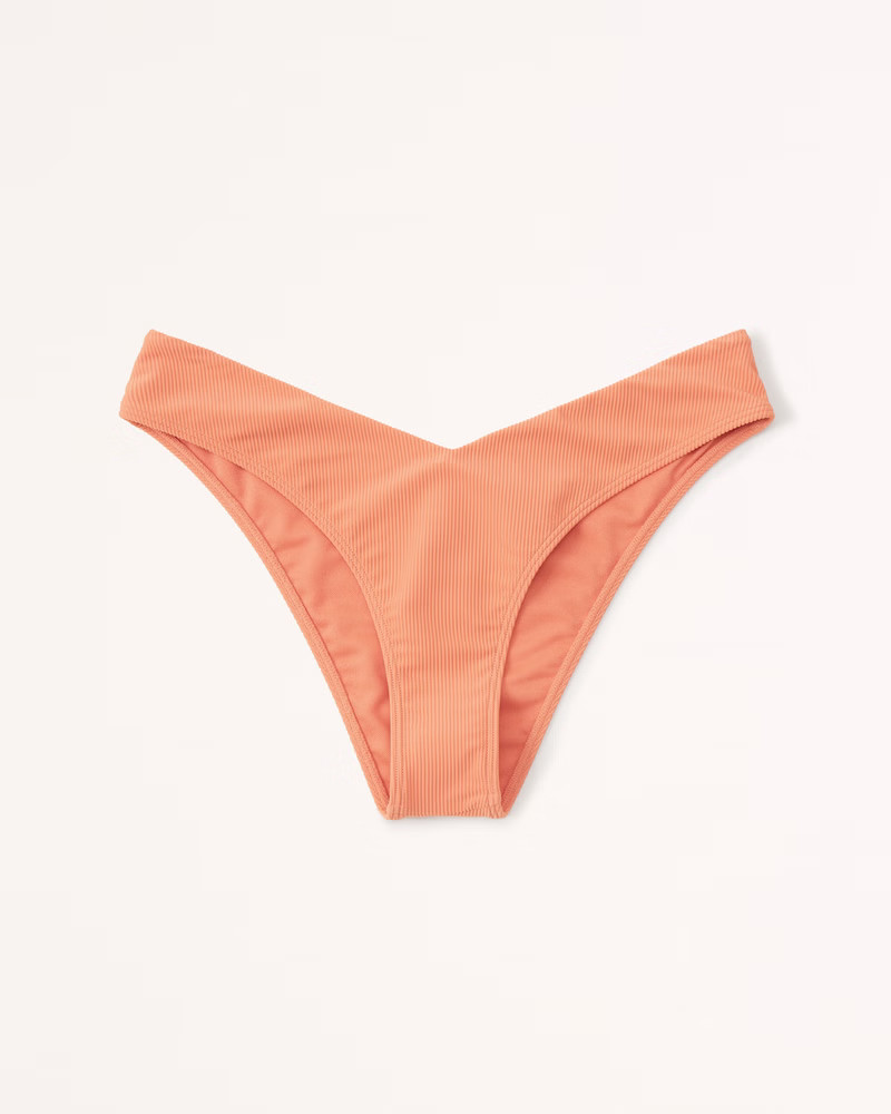 Women's Tall-Side High-Leg Cheeky Bottoms | Women's Swimwear | Abercrombie.com | Abercrombie & Fitch (US)