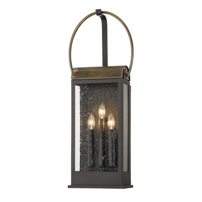 3 - Light Dimmable Bronze And Brass Flush Mount | Wayfair North America