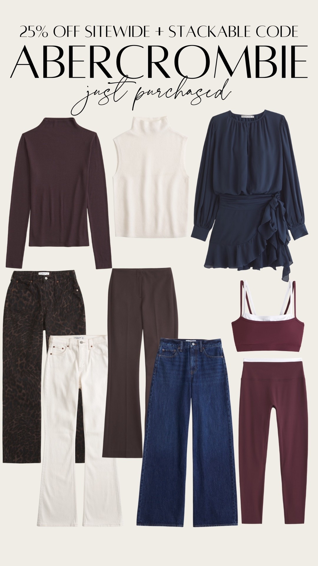 My recent Abercrombie order is all on sale during the Abercrombie Fall Sale! Get 20% off + an extra 25% off with code AFLTK

#LTKFallSale #LTKStyleTip #LTKSaleAlert