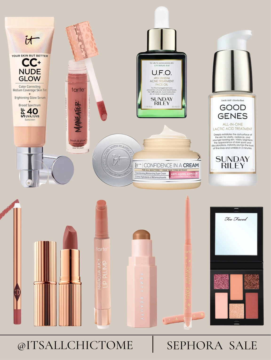 Sephora sale favs- I wear neutral medium in the CC cream, pillow talk medium in the lip liner, pillow talk in the lipstick, white peach in the maracuja lip, mocha in the bronzer stick, deep buff in the blush, make up, skincare. Use code YAYSAVE for up to 20% off  

#LTKbeauty #LTKfindsunder50 #LTKsalealert