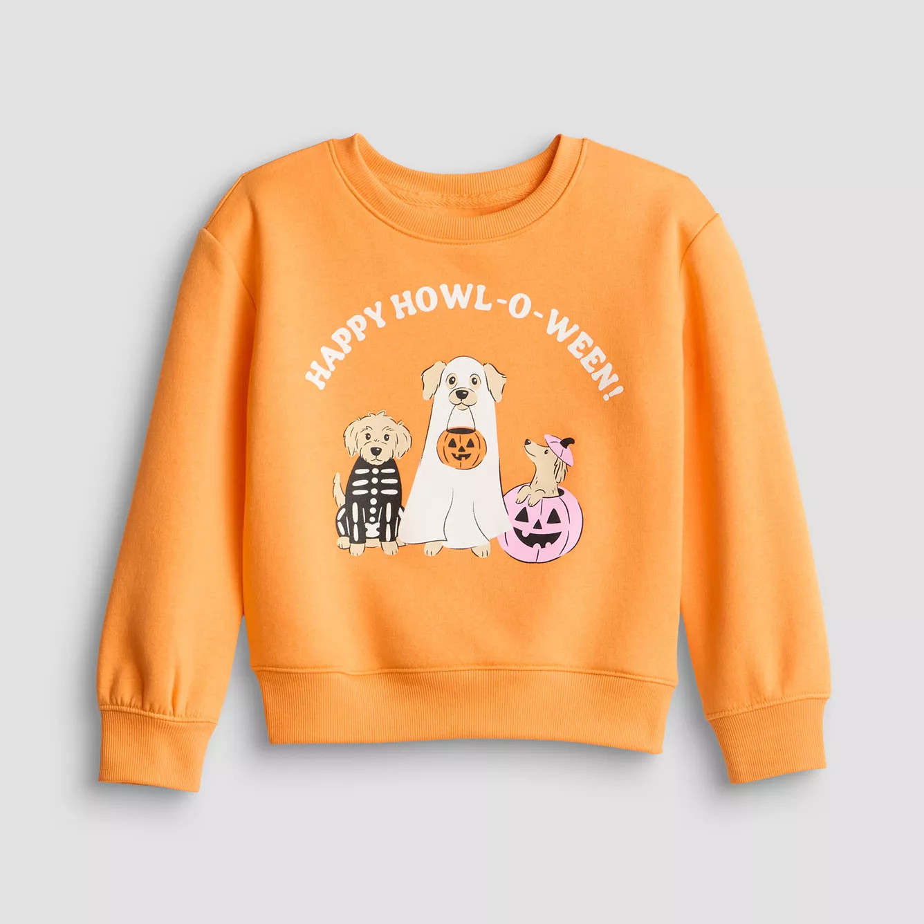 Girls 4-12 Jumping Beans\u00ae Happy Howl-O-Ween Graphic Crew Sweatshirt | Kohl's