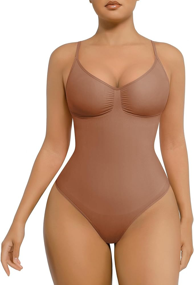 FeelinGirl Shapewear Bodysuit for Women Tummy Control Seamless Shapewear Thong Body Shaper Full B... | Amazon (UK)
