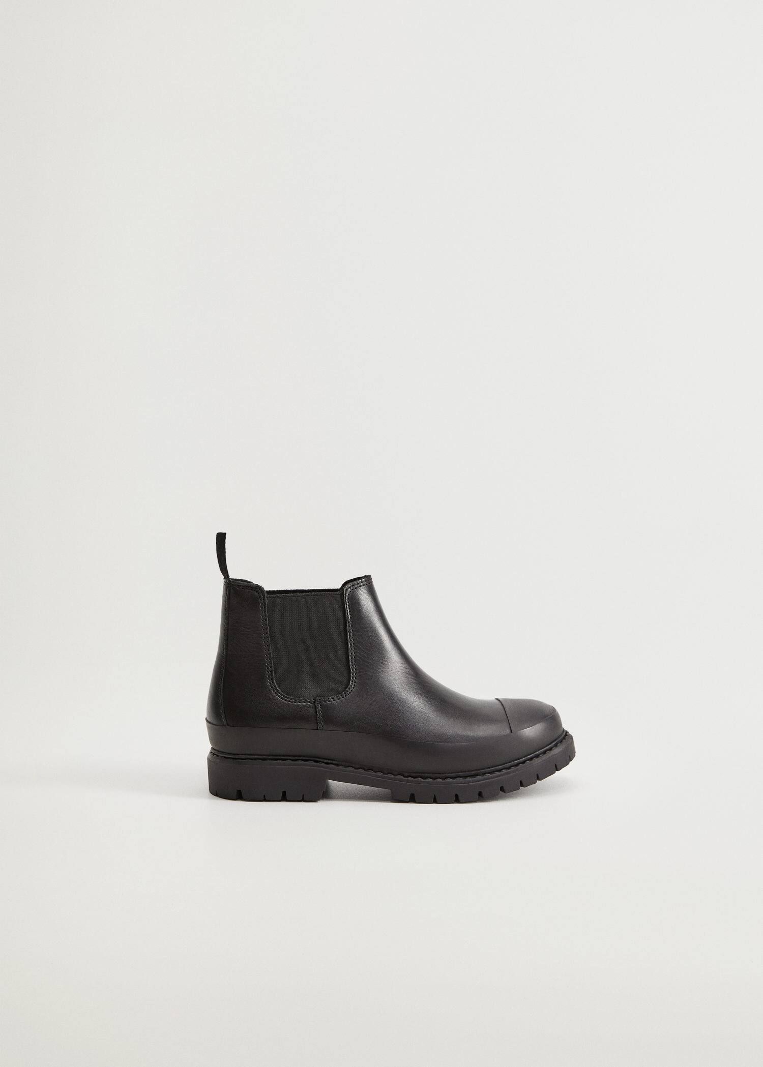 Leather ankle boots | MANGO (US)