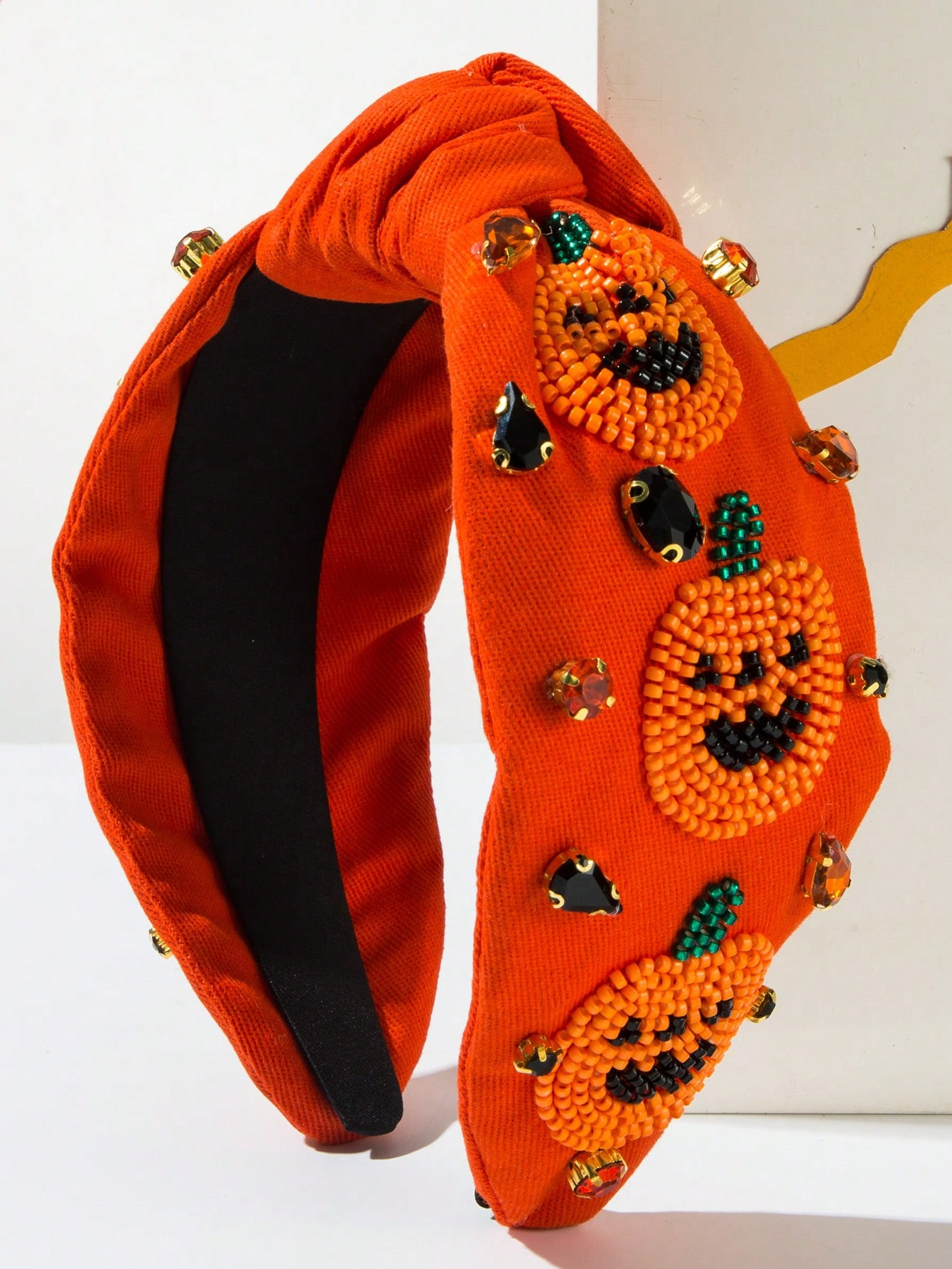 1pc Handmade Beaded Pumpkin & Ghost Shaped Halloween Headband Party Accessory For Women & Girls |... | SHEIN