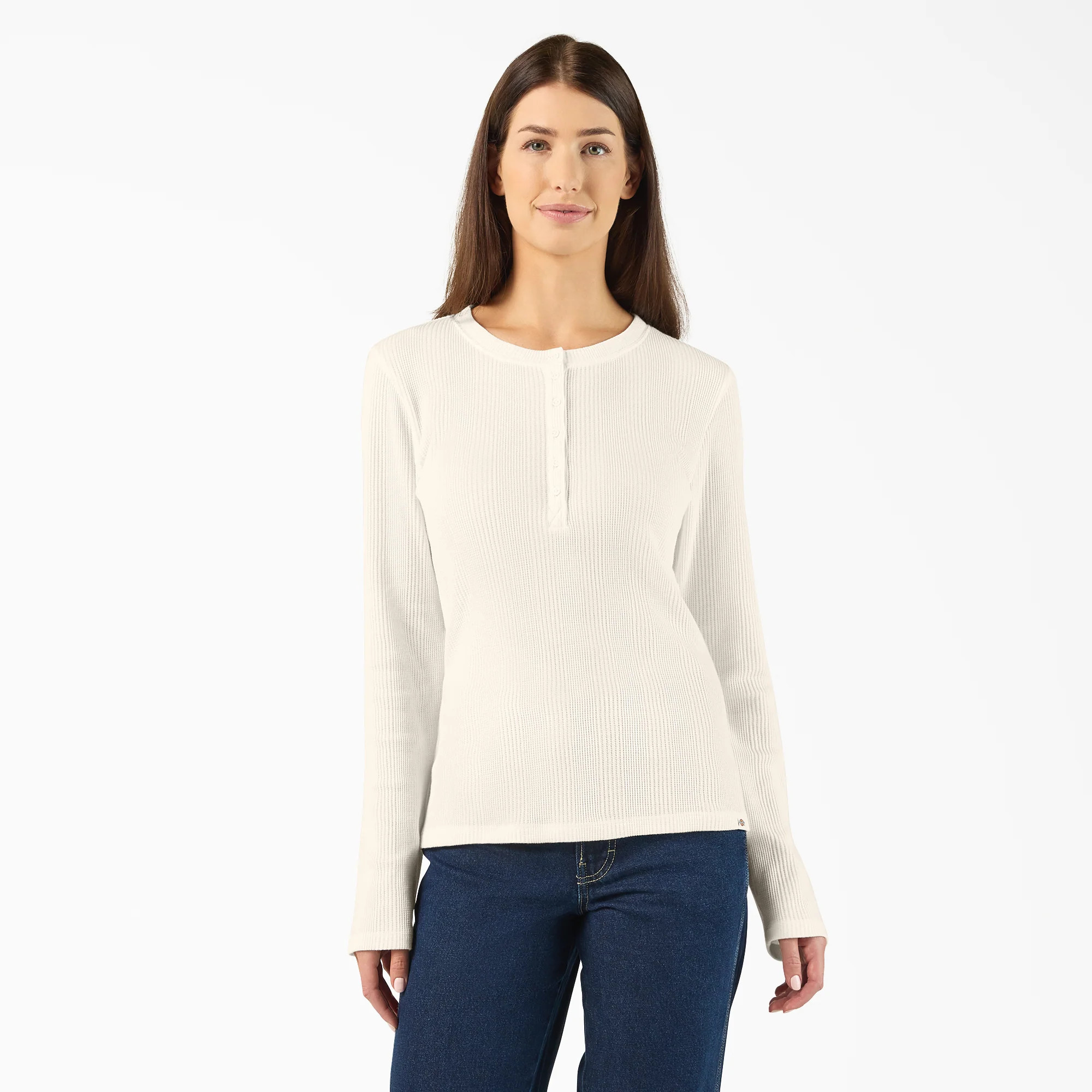 Women’s Crewneck Henley Shirt | Dickies