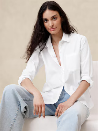 Classic Poplin Shirt | Banana Republic Factory