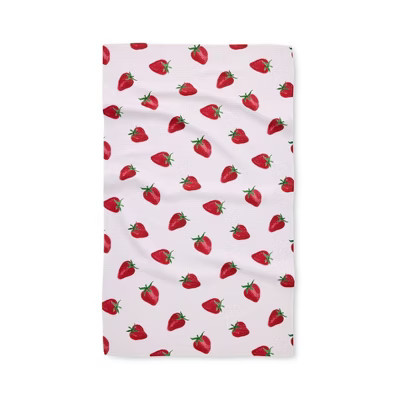 Geometry Kitchen Tea Towel Berry Cute | Target