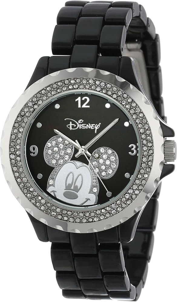 Disney Adult Enamel Sparkle Analog Quartz Bracelet Watch | Amazon (US)