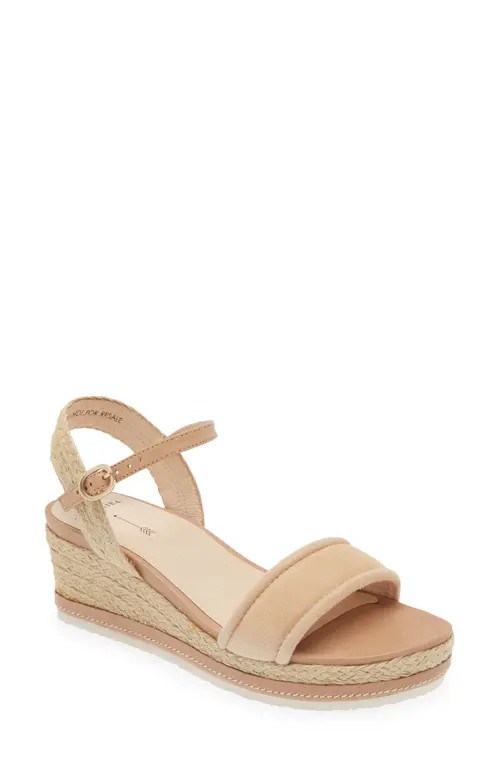 FRANKIE4 Harris Espadrille Sandal in Camel Suede at Nordstrom, Size 9.5 | Nordstrom