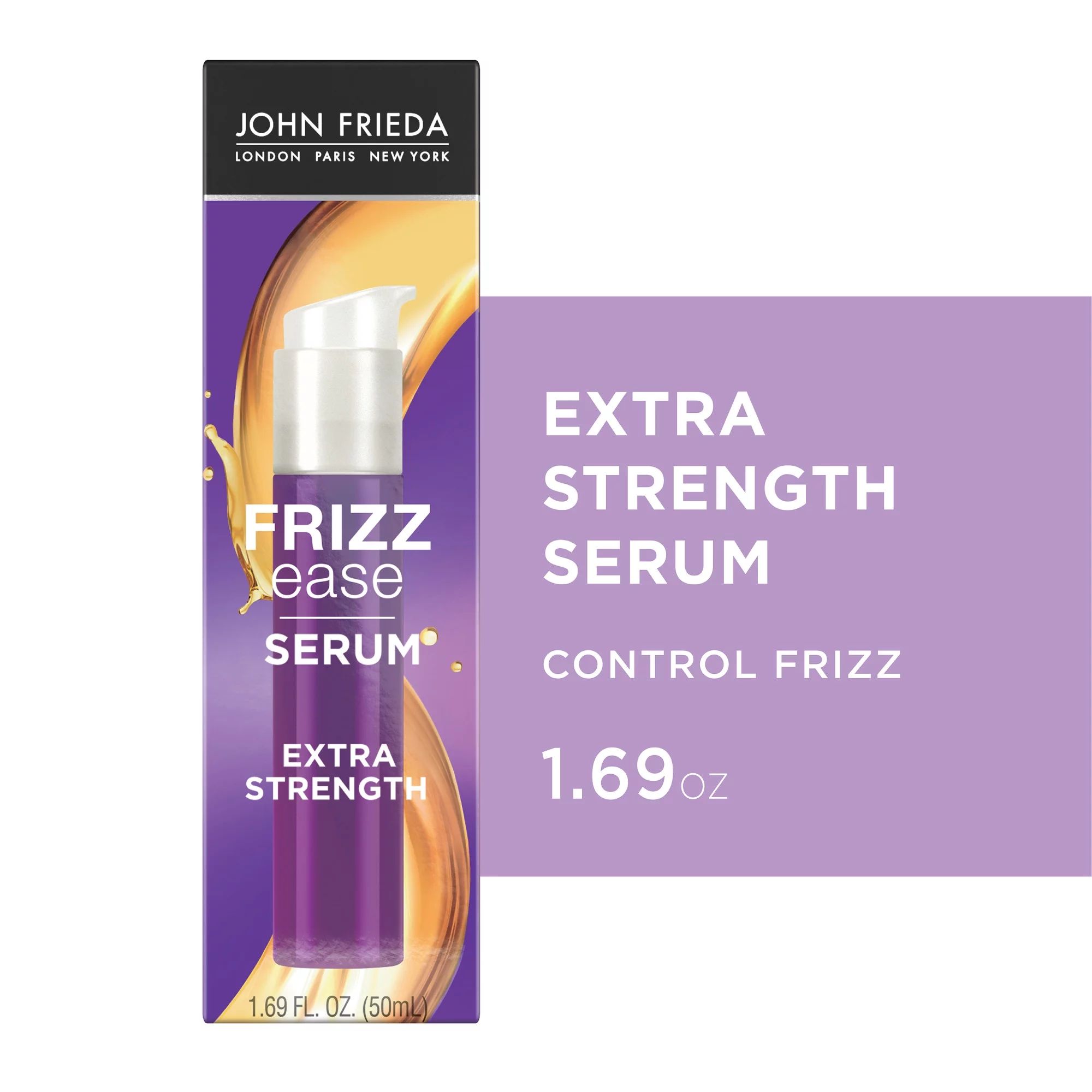 John Frieda Frizz Ease Frizz Extra Strength Hair Serum with Argan & Coconut Oil, Nourishing Hair ... | Walmart (US)