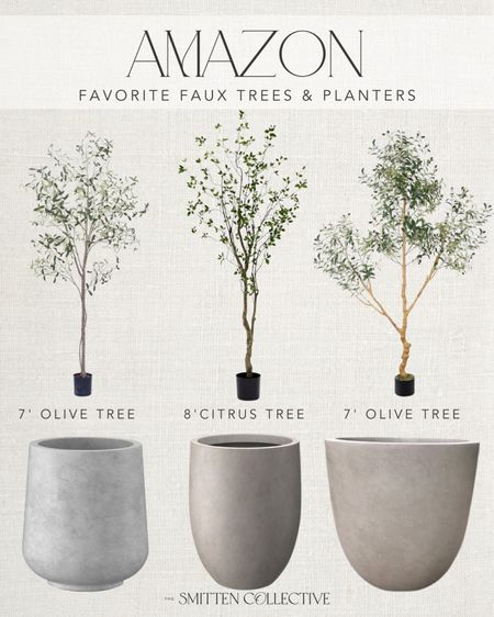 Favorite faux tree and large planters from Amazon! I would pair each of these together!

#LTKHome #LTKSaleAlert #LTKFindsUnder100