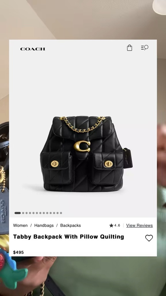 What's in my Bag today...too much, haha. Sharing my fav, Coach bag so far! I do wish it was bigger though. Still my girllill! #akcessme 
#whatsinmybag #coach #tabby #coachtabby #pursetok #whatsinmypurse #styletok #purse #charms #cherry

#LTKStyleTip #LTKMostLoved #LTKItBag