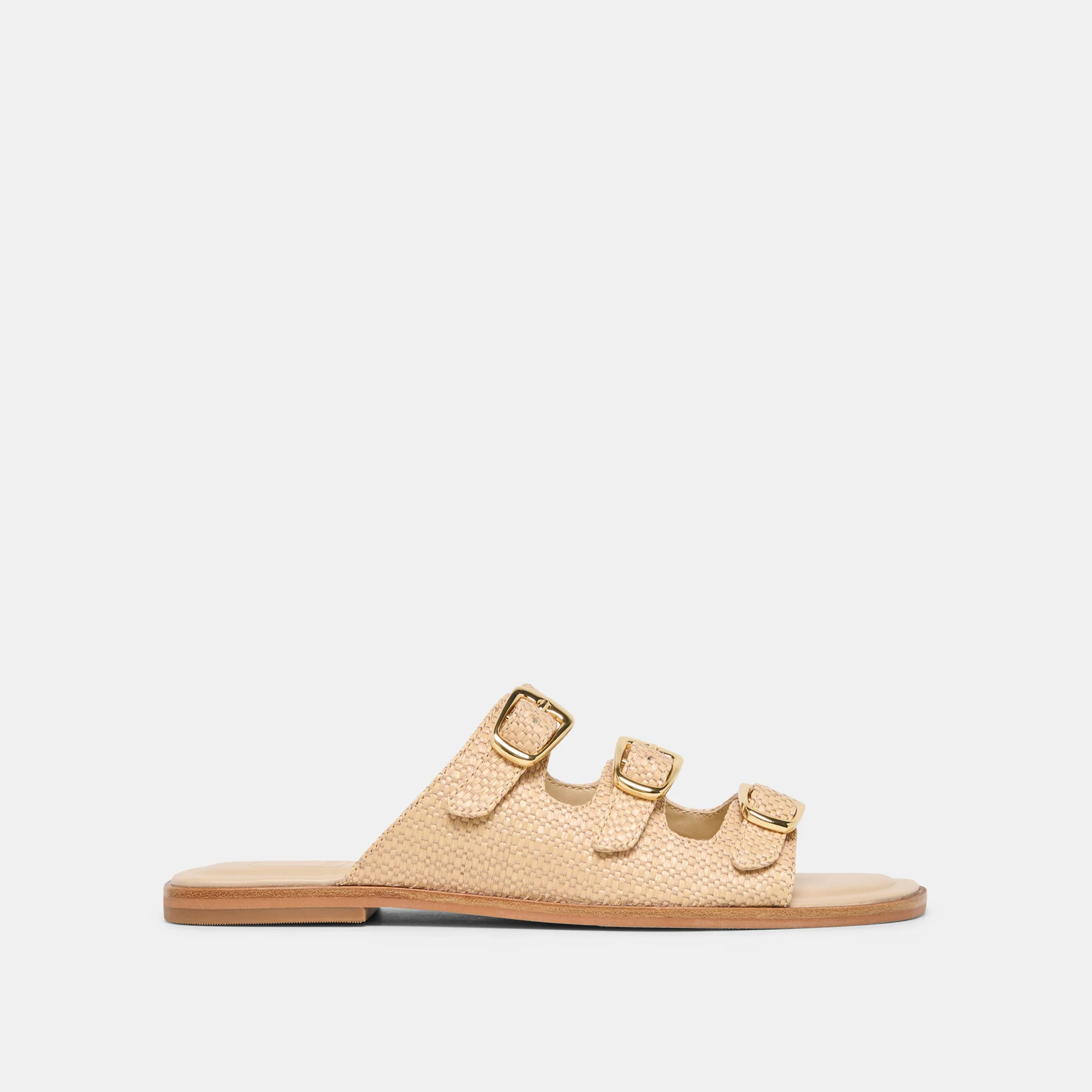 Fin Sandals Sand Raffia | DolceVita.com