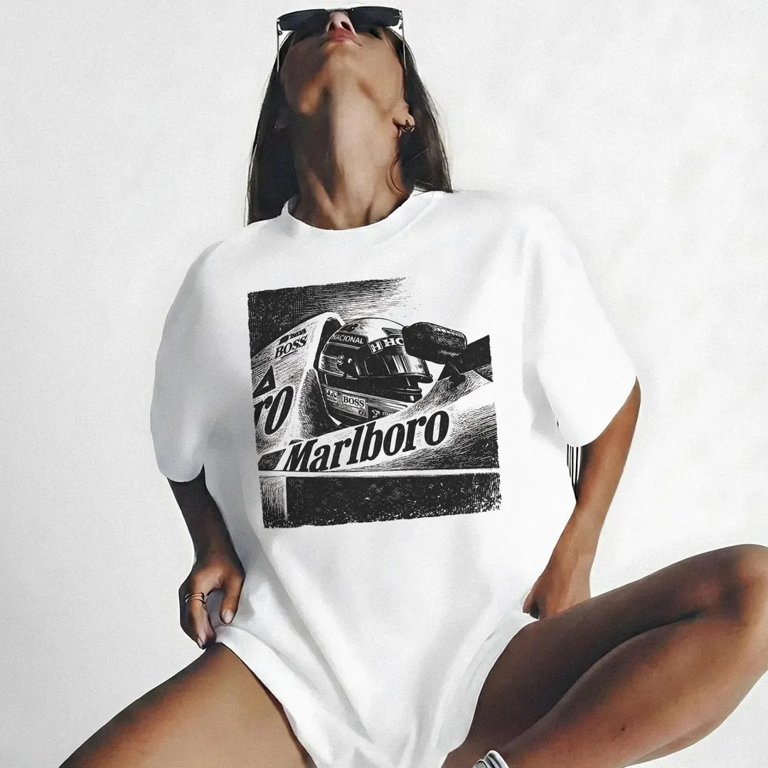 Formula One Inspired Tee Shirt, Marlboro F1 Car T-shirt, Ayrton Senna Shirt, Retro Racing Fan Gif... | Etsy (US)