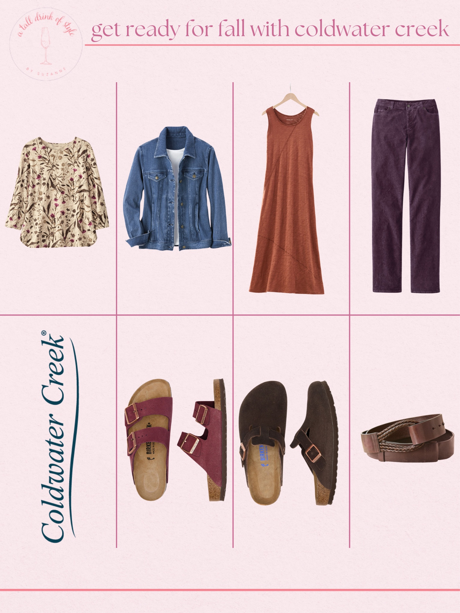 Get ready for fall with Coldwater Creek!

Hi friend! 👋 Thanks for your support! I’m so glad you’re here!
If you're tall, over 40, or just tired of fashion that doesn’t fit your life, you’re in the right place. I share classic, elevated outfit formulas that actually work on tall women (I’m 6’1” for reference!) and help you feel confident getting dressed again.
I am your resource for timeless, elevated fashion for women over 40 (and tall women)
Age: 55
Height: 6’1”
Tops: S/M
Bottoms: 8/10
Dresses: 8/M
Over 50 fashion, tall fashion, workwear, everyday outfits, timeless outfits, Classic Outfits, fall finds, fall fashion for over 40, style over 40, fall finds, fall shoes 



#LTKSeasonal #LTKOver40 #LTKStyleTip