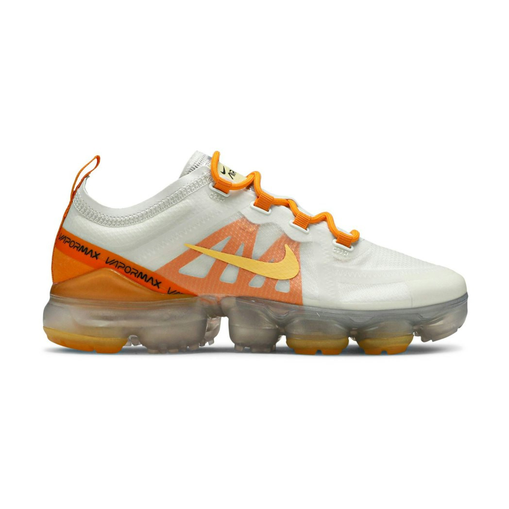 (W) Nike Air VaporMax 2019 'White Orange' US 6W | Novelship