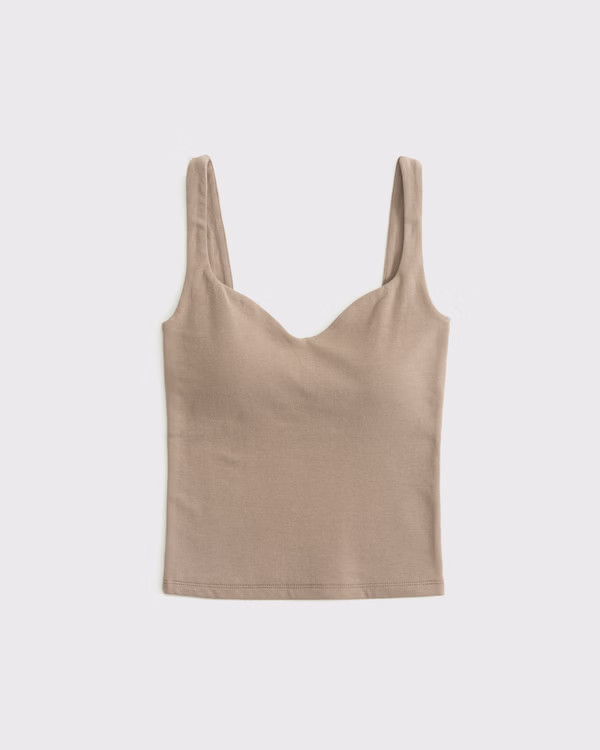 Bra-Free Seamless Sweetheart Tank | Abercrombie & Fitch (US)