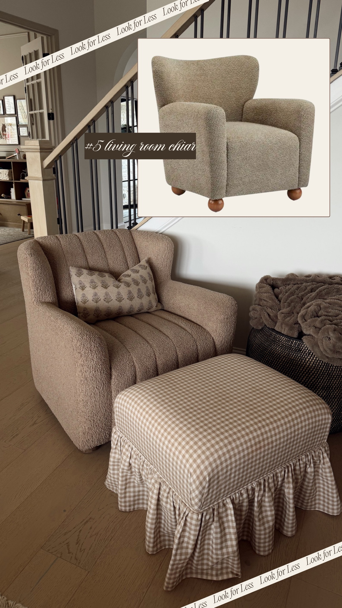 Found this chair a look for less🤎 This brand has so many cute home finds!!!

#LTKHome #LTKSaleAlert