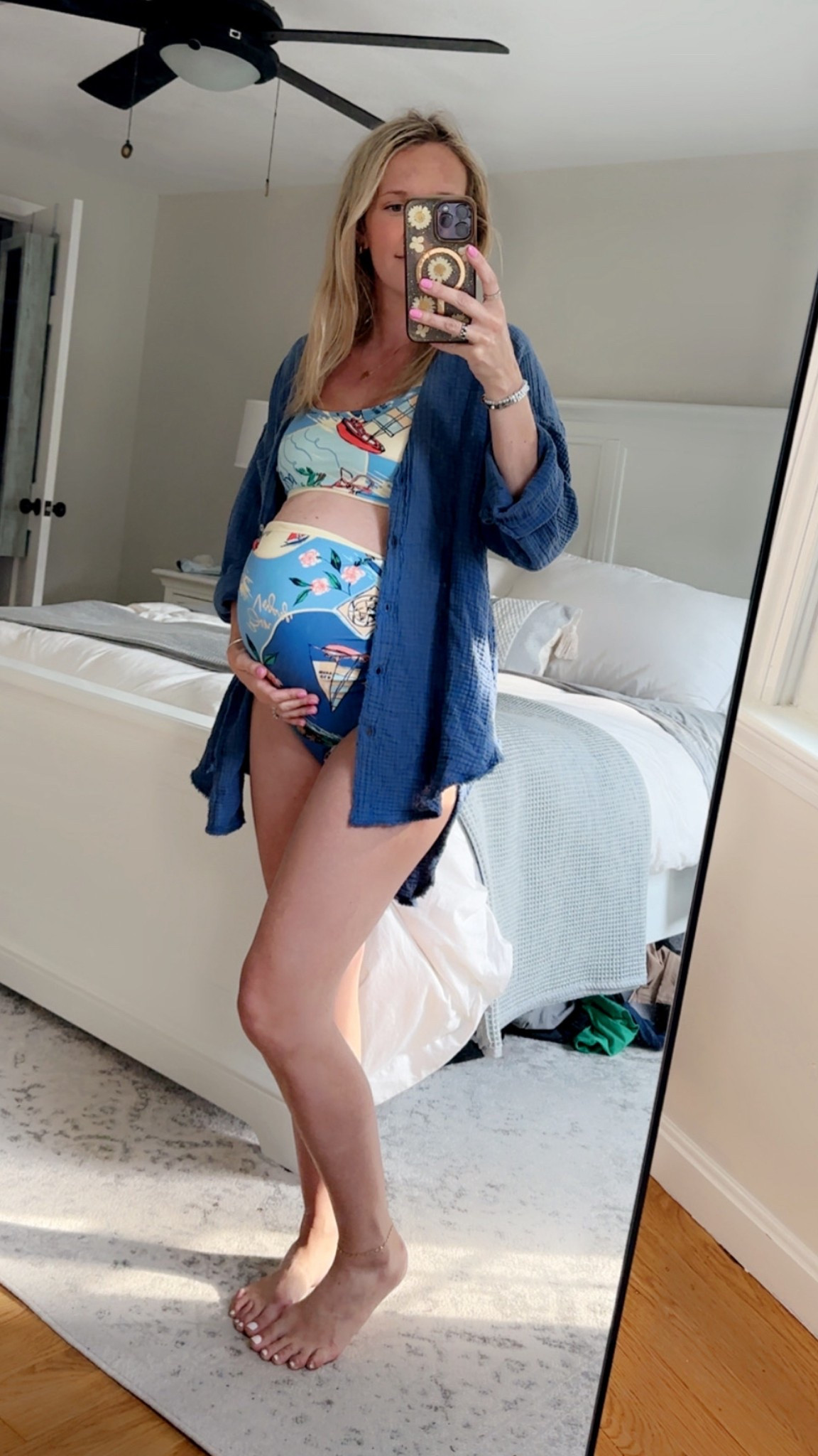 Maternity bathing suit for a great price. 33 weeks pregnant. #maternity #maternityswim #summerswim #33weeks #summervacation

#LTKSwim #LTKSummerEdit #LTKBump