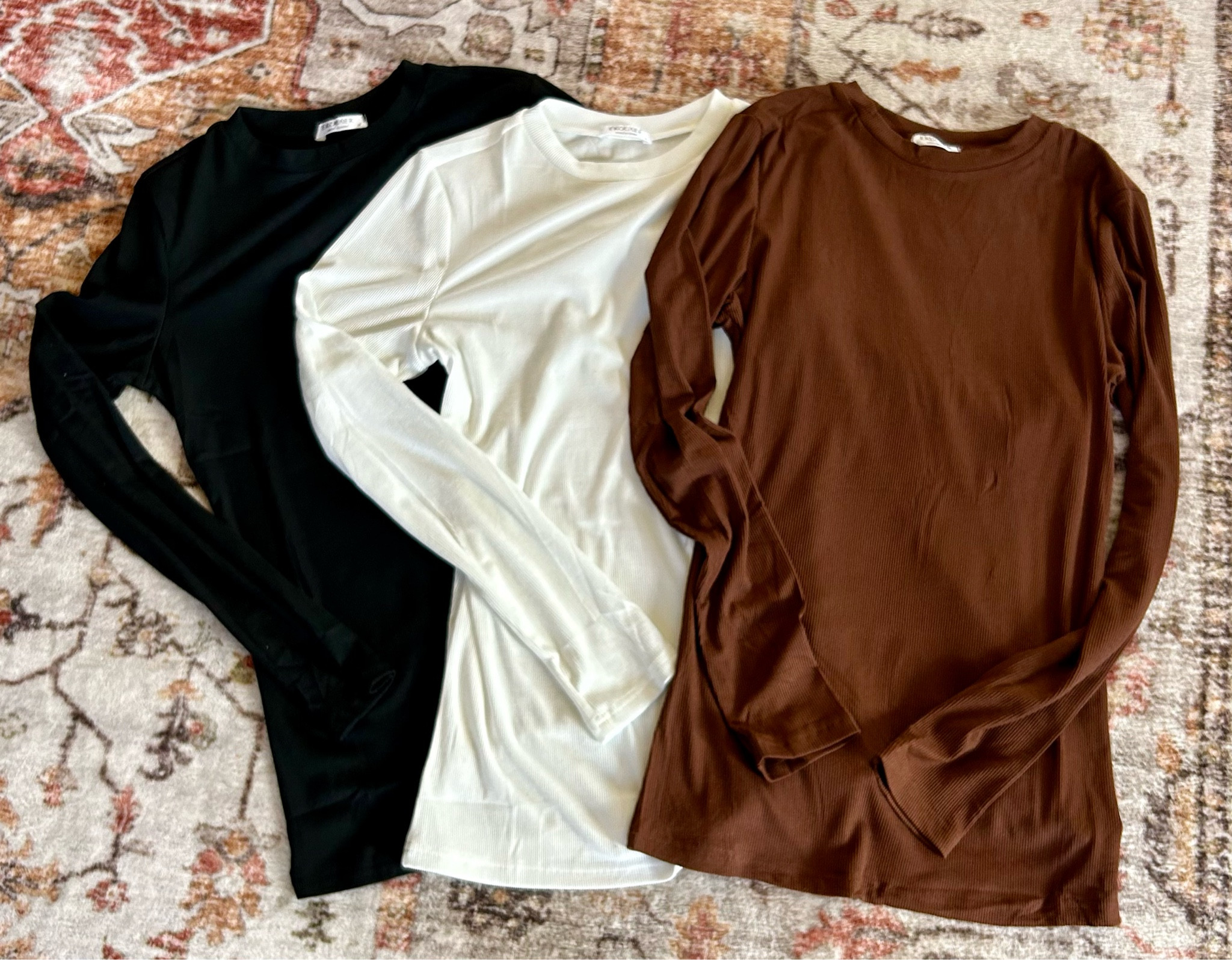 Bought this 3 pack of ribbed layering tees to wear under my scrub tops and they’re perfect!

#LTKStyleTip #LTKOver40