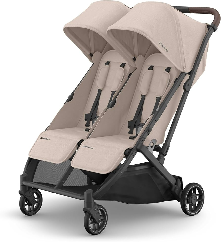 UPPAbaby Minu Duo Side-by-Side Double Stroller - Lightweight + Compact Design for Travel - Easy F... | Amazon (US)
