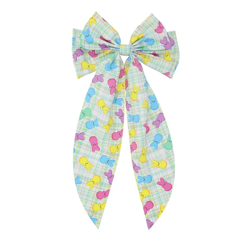 Easter Peeps Hair Bow, Plaids-Checker - Walmart.com | Walmart (US)