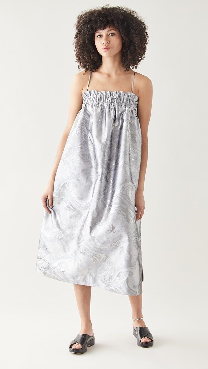 Shiny Jacquard Dress | Shopbop