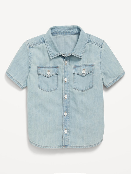 Short-Sleeve Pocket Shirt for Toddler Boys | Old Navy (US)