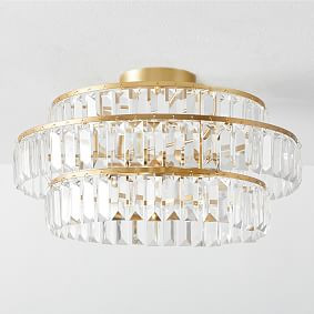 Monique Lhuillier Crystal Drop Flush Mount (18") | Pottery Barn Teen