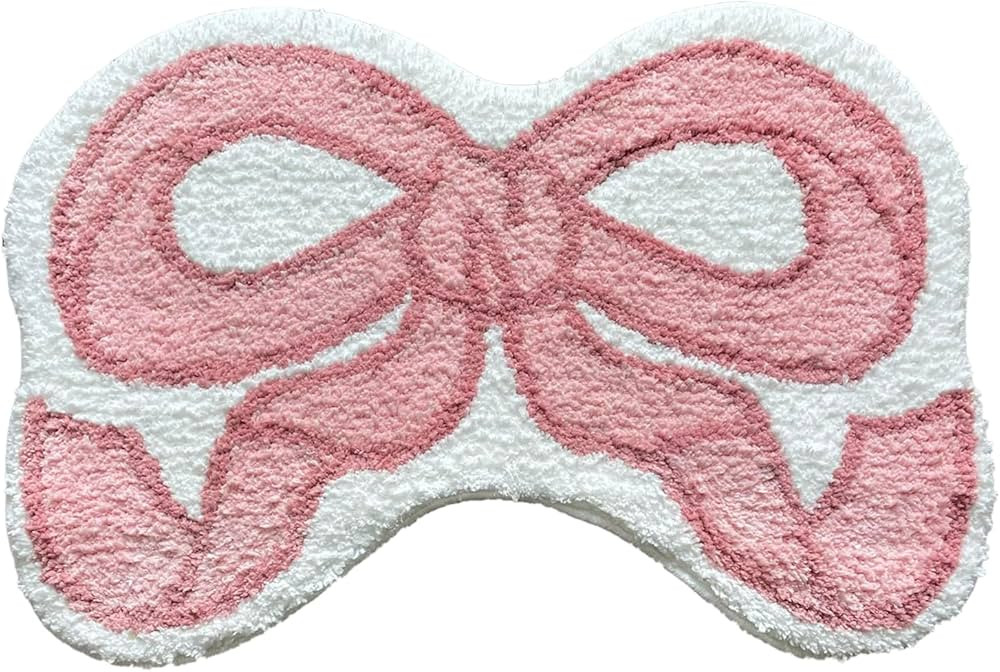 Bow Rug - Bow Shaped Rug - Handmade & Premium- 30in (75cm) - Uno Reverse Rug - Designer Rugs - Ae... | Amazon (US)