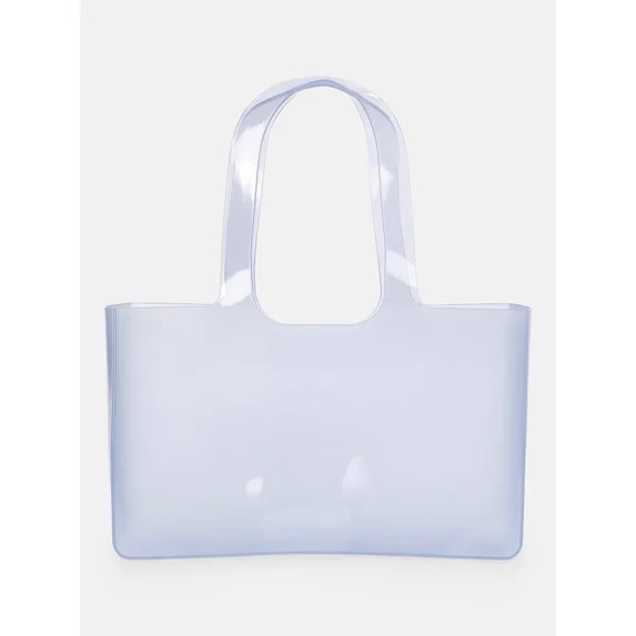 No Boundaries Women's Jelly Tote Bag, Clear | Walmart (US)