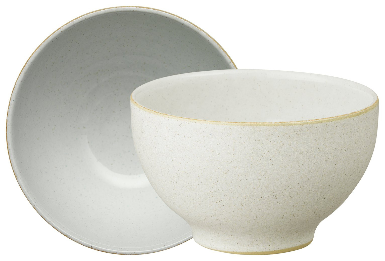 Denby Impression Set of 4 Stoneware Nibble Bowls - Cream | argos.co.uk