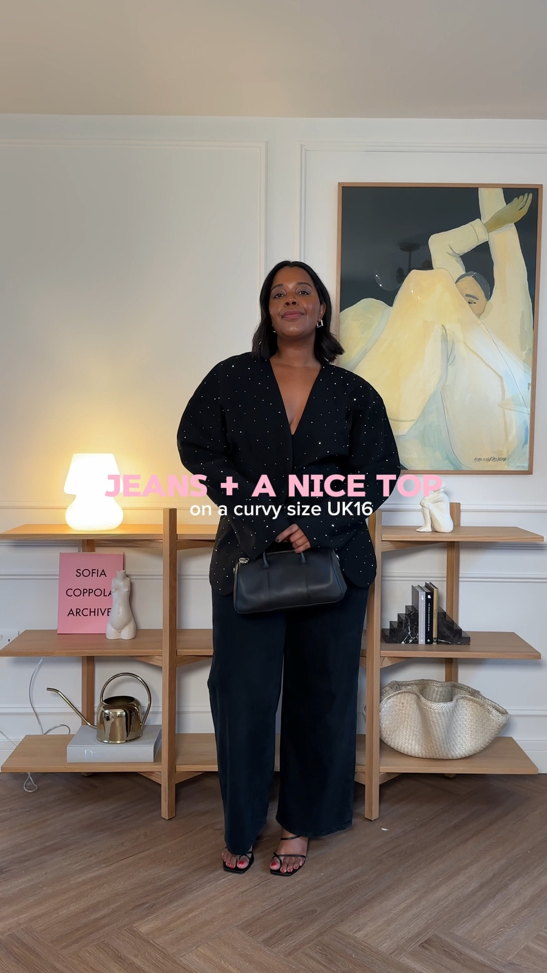 Jeans and a nice top outfit inspo ~ midsize festive edition 🎄 

#LTKeurope #LTKmidsize #LTKwinter