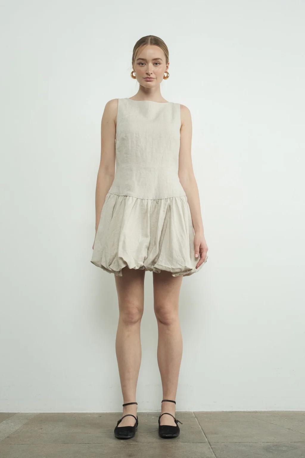 Linen Drop Waist Dress | amandenimes