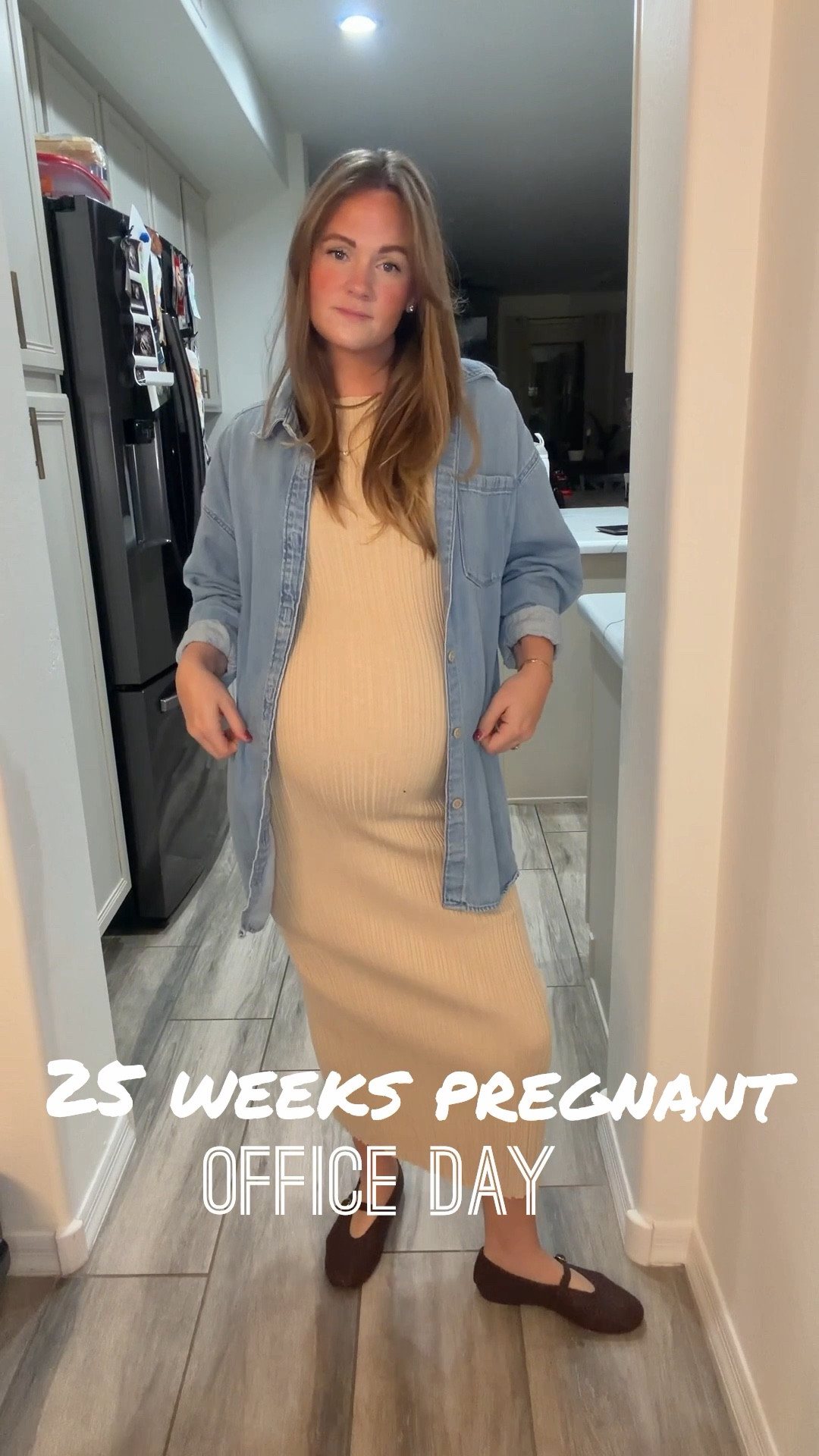 Non maternity bump style for the office - casual, business casual, quince

#LTKBump #LTKdayinmylife #LTKootd