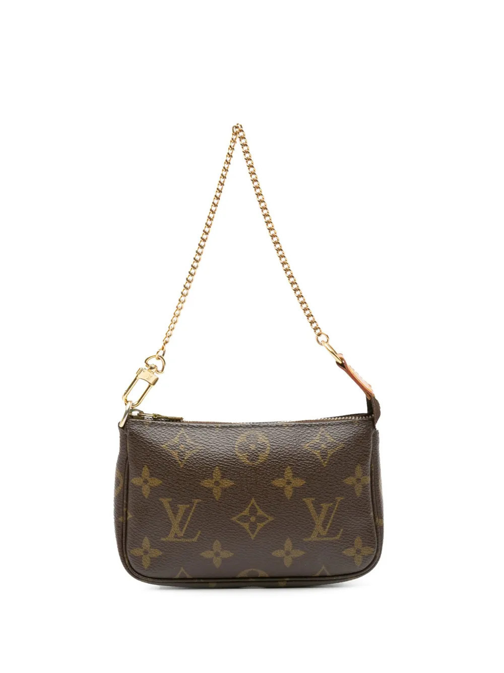 Louis Vuitton Pre-Owned 2004 Monogram Mini Pochette Accessoires handbag - Brown | Farfetch Global