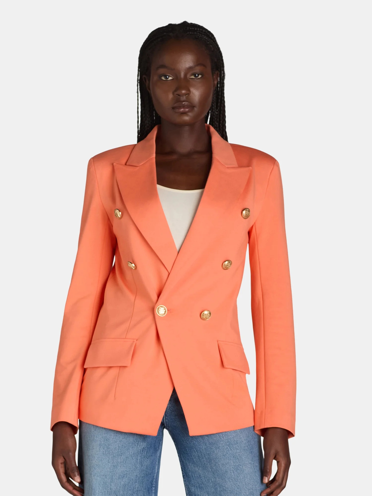 Attitude Unknown Women’s and Women’s Plus Ponte Blazer, Sizes XS-3X | Walmart (US)