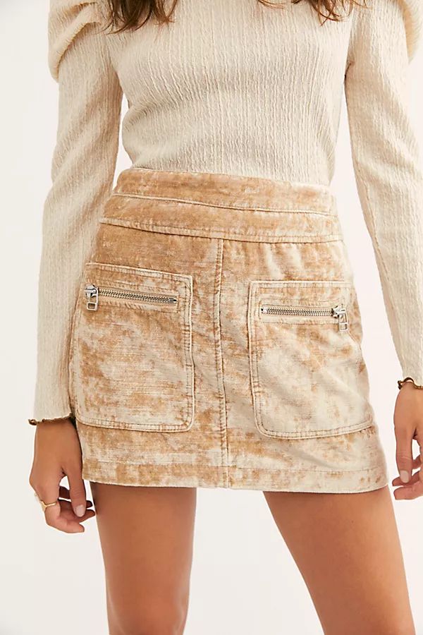 Dust To Dust Velvet Skirt | Free People (Global - UK&FR Excluded)