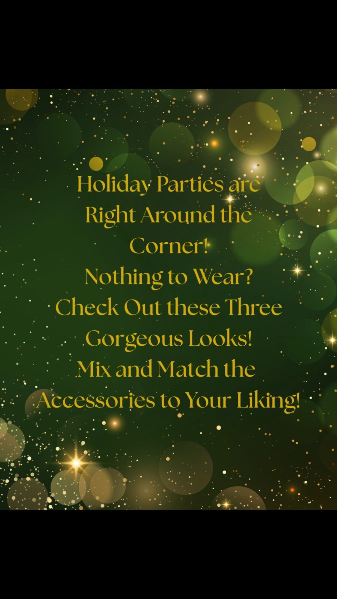 It won’t be long before those holiday party invites start rolling in!

Don’t wait until the last minute to find that perfect party outfit!
Shop NOW while there are still choices in size and style available 😉

Here are three different party looks to carry you through the season ✨

Click the LinkTree link in my bio to find my shopping links 🔗 

I am paid a small commission on any items purchased however, this does NOT affect the price you pay 😍

#LTKBeauty #LTKHoliday #LTKStyleTip