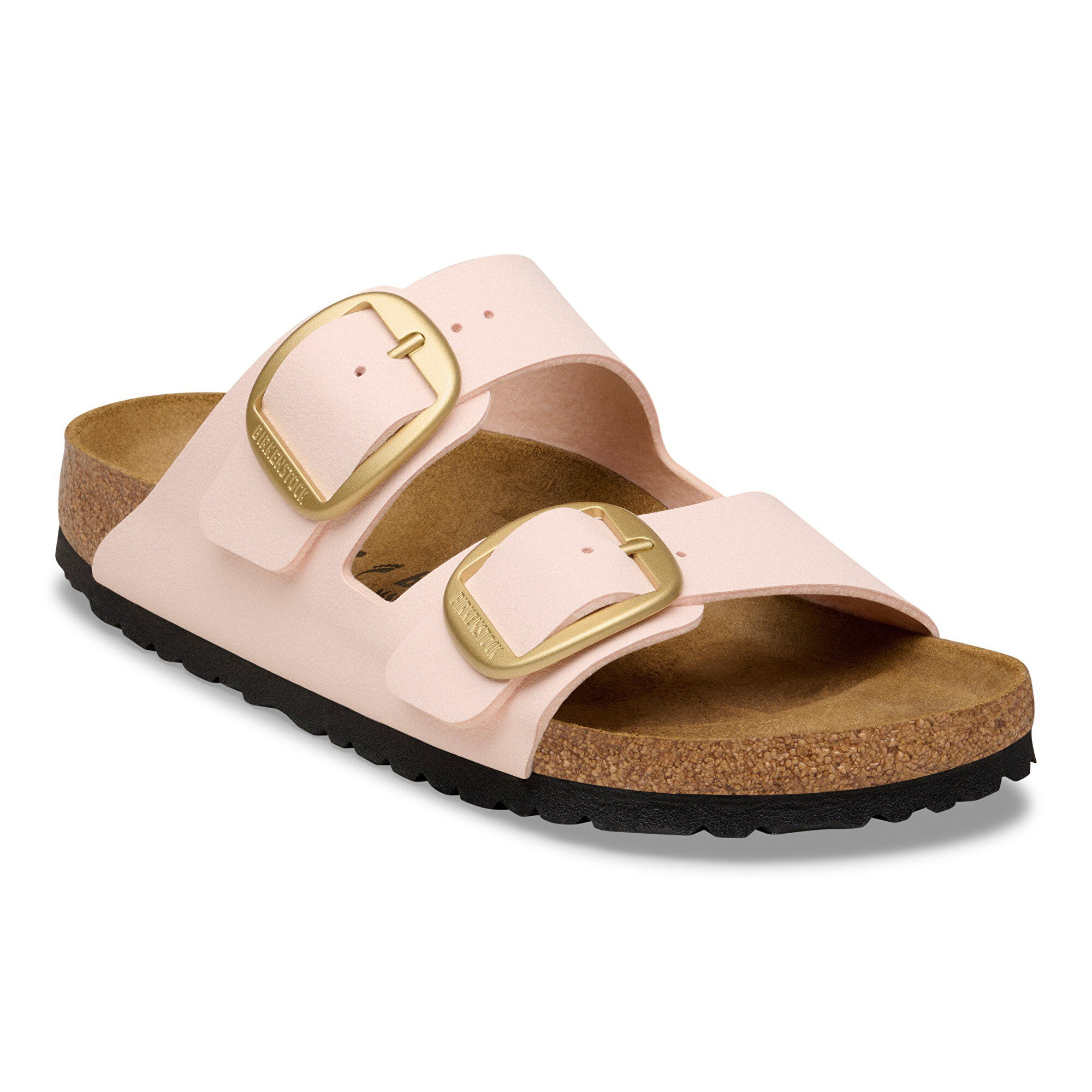 Arizona Big Buckle Birkibuc Light Rose Two-Strap Sandals | Birkenstock USA
