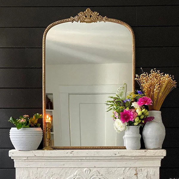 Gleaming Primrose mirror | French Gold Ornate Filigree - Decor Steals | Decor Steals