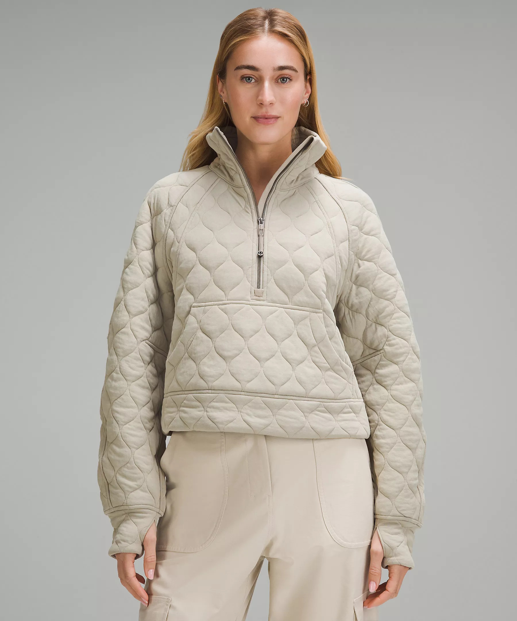 Scuba Oversized Quilted Half Zip | Women's Hoodies & Sweatshirts | lululemon | Lululemon (US)