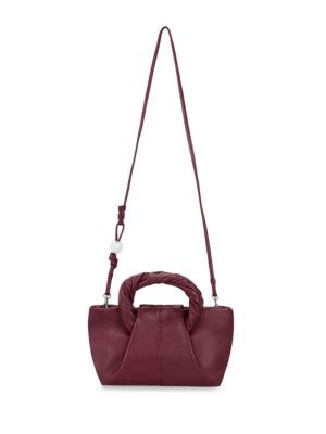 orYANY Cozy Twist Handle Leather Crossbody Bag on SALE | Saks OFF 5TH | Saks Fifth Avenue OFF 5TH