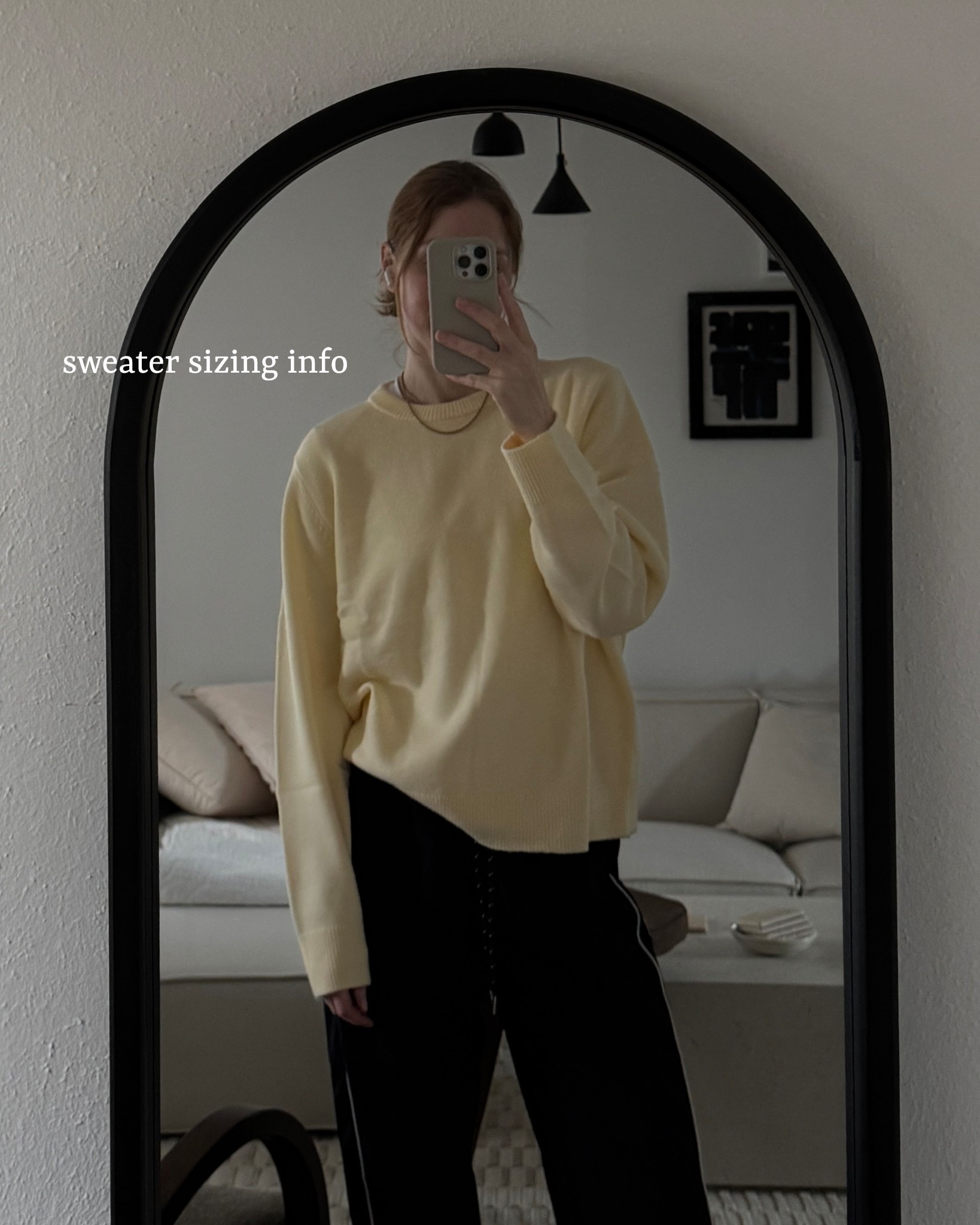 butter yellow sweater for spring !! size uppp for oversized (my normal size is s/m, this is xl) 

#LTKdayinmylife #LTKgrwm #LTKmomlife