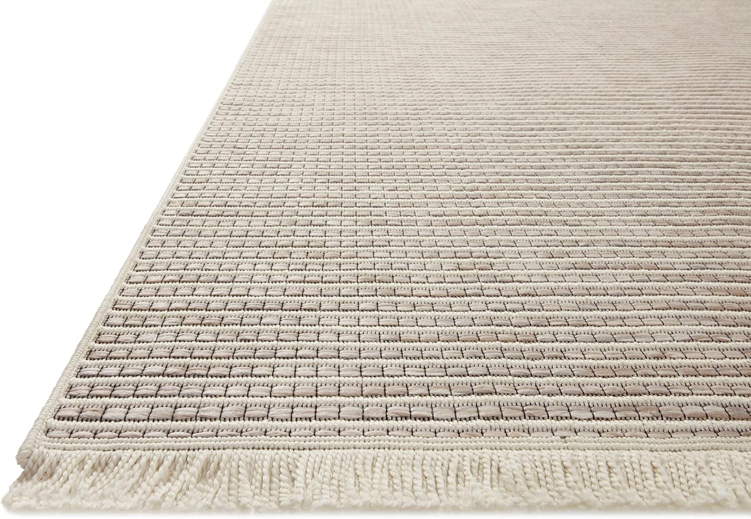 Loloi Amber Lewis x Loloi Malibu Collection MAB-04 Beige / Dove, 7'-8" x 10', Indoor/Outdoor, Are... | Amazon (US)